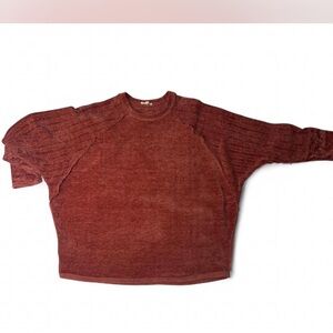 Easel Rust Knit Sweater